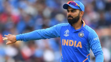 Virat Kohli Dances And Chants 'Oh Ravi Jadeja' As Ravindra Jadeja Dismisses Henry Nicholls in IND v NZ, ICC CWC 2019, Semi-Final 1; Watch Video