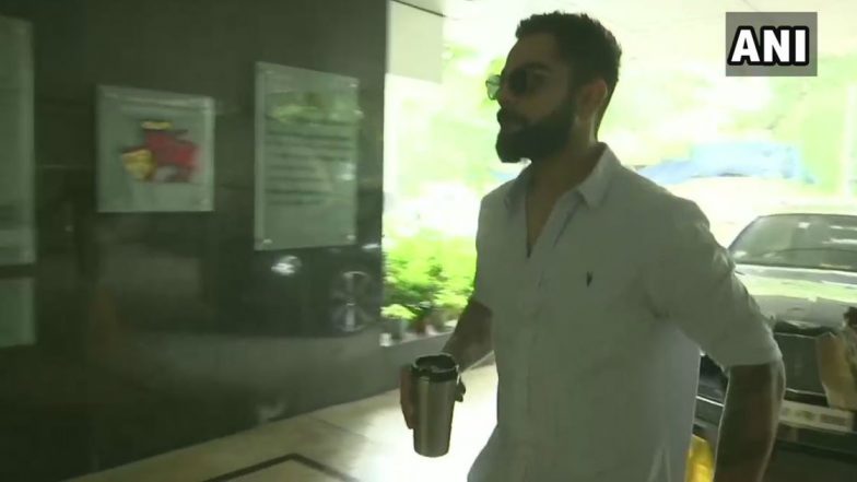 Virat Kohli, MSK Prasad Arrive at BCCI Head Office for Meeting to Finalise Team for West Indies Tour