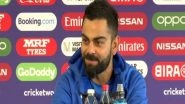 Virat Kohli Lauds MS Dhoni Ahead of IND vs NZ ICC CWC 2019 Semi-Final Clash, Says 'He Gives Me Space to Discover Myself'