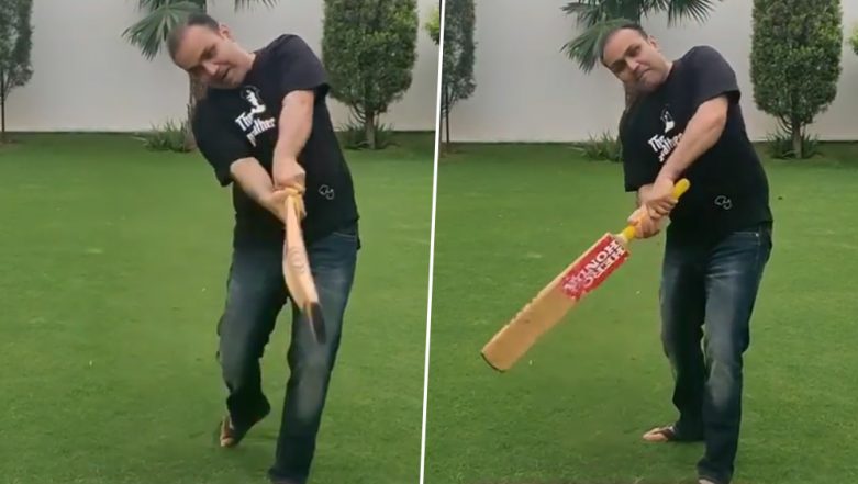 Na If, Na but, Only Bhatabhat! Virender Sehwag Shares His Batting Funda on Instagram (Watch Video)
