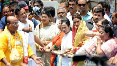 Nusrat Jahan Attends ISKCON Jagannath Rath Yatra With Mamata Banerjee in Kolkata, Says 'I Am Still Muslim'