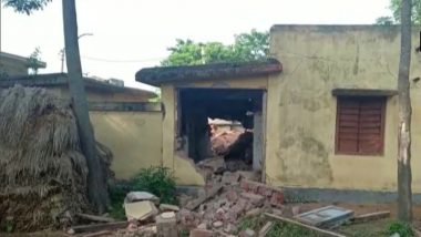 West Bengal: Blast Rocks Panchayat Deputy Health Centre Building in Birbhum