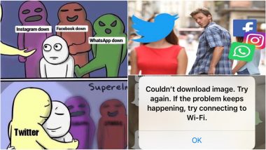 WhatsApp & Instagram Down Worldwide, Photos and Audio Cannot Be Downloaded: Twitterati Share Funny Memes While Waiting For The Facebook-Owned Apps To Restore