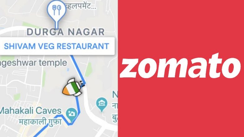 Zomato Celebrates Chandrayaan-2 Launch, Replaces Their Delivery Bike Icon With a 'Rocket'!