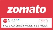 Uber Eats Backs Zomato For Standing Up Against Bigoted Customer Who Refused Food Delivery From 'Non-Hindu'