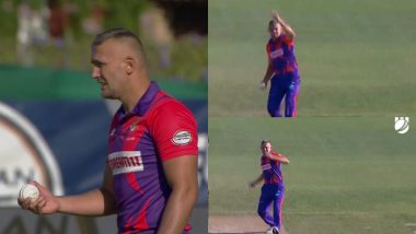 Pavel Florin’s Hilarious Bowling Action in European T10 Cricket League 2019 is Going Viral, Watch Video