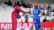 Afghanistan vs West Indies Stat Highlights, ICC World Cup 2019 Match: Shai Hope&rsquo;s 77 & Carlos Brathwaite&rsquo;s Four Wicket Haul Helps Caribbean Team Seal 23 Run Victory