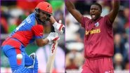 Afghanistan vs West Indies Betting Odds: Free Bet Odds, Predictions and Favourites During AFG vs WI in ICC Cricket World Cup 2019 Match 42