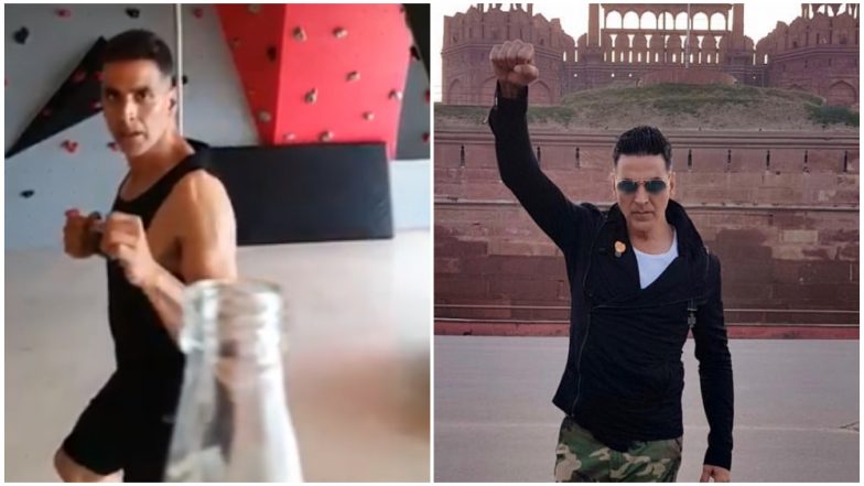 After Jason Statham, Akshay Kumar Aces the Bottle Cap Challenge &ndash; Watch Video