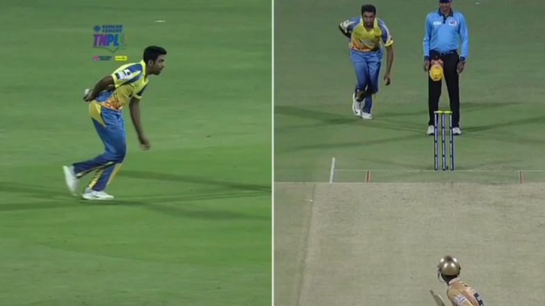 Ravichandran Ashwin Comes Up With Another Mystery Ball, Spinner Modifies His Bowling Action During TNPL 2019; Watch Video