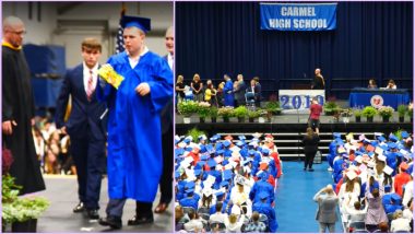 Autistic Student Gets Silent Ovation for Earning His Diploma at New York High School, Watch Emotional Video