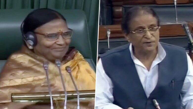 Azam Khan's Sexist Comment on BJP MP Rama Devi Creates Uproar in Lok Sabha, 