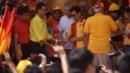 Bhaichung Bhutia Leads Rally to Celebrate East Bengal Football Club's 100 Years Completion (Watch Videos & Pics)