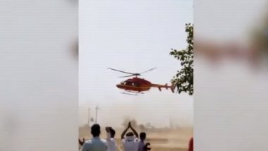 Alwar: BJP MP Mahant Balaknath’s Chopper Loses Control, Spins in the Air