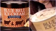WANTED! Blue Bell Creameries Is Looking for Woman Who Was Captured Licking Ice Cream From a Tub & Keeping It Back in the Supermarket Freezer (Watch Viral Video)