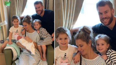 David Warner and Wife Candice Blessed With Third Baby Girl, Australian Opener Shares Adorable Family Photo On Instagram