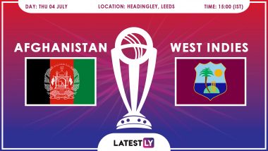 Afghanistan vs West Indies, ICC Cricket World Cup 2019 Match Preview: Psychological Advantage with Afghanistan Against West Indies