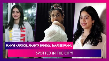 Bollywood Celebs Spotted: Ananya Panday, Taapsee Pannu, Janhvi Kapoor and Others Seen in the City