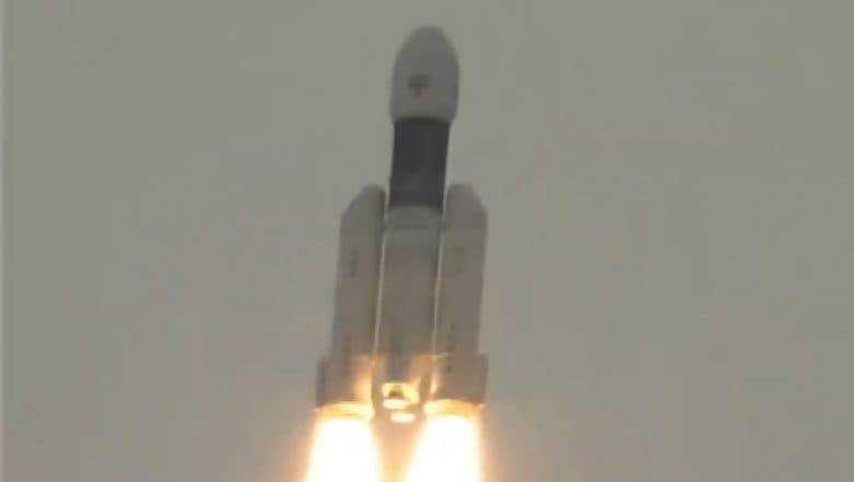 Chandrayaan 2 Launched Successfully; Nirmala Sitharaman, Milind Deora, Dharmendra Pradhan & Other Political Leaders Congratulate ISRO on India's Second Moon Mission Chandrayaan 2 Launched Successfully; Nirmala Sitharaman, Milind Deora, Dharmendra Pradhan & Other Political Leaders Congratulate ISRO on India's Second Moon Mission