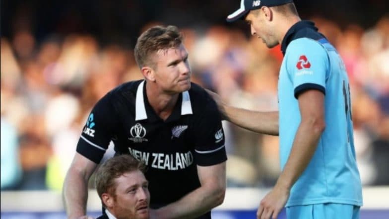 Chris Woakes Consoles Martin Guptill & James Neesham as England Beats New Zealand in CWC 2019 Finals (See Pic)