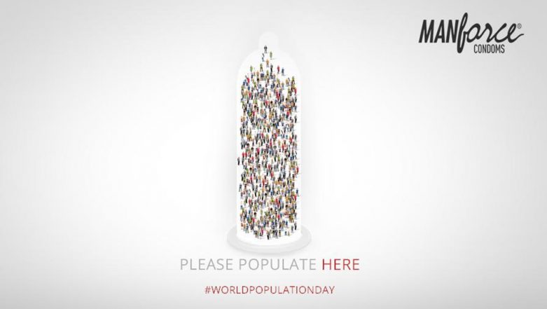 Manforce Condoms Gets All Our Attention on World Population Day 2019 With Smart Creative 'Please Populate Here' 