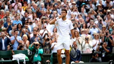 Novak Djokovic Beats Roger Federer 7-6, 1-6, 7-6, 4-6, 13-12 in Wimbledon 2019 Final; Netizens Hail the Serbian Tennis Star for his Fifth Wimbledon Title