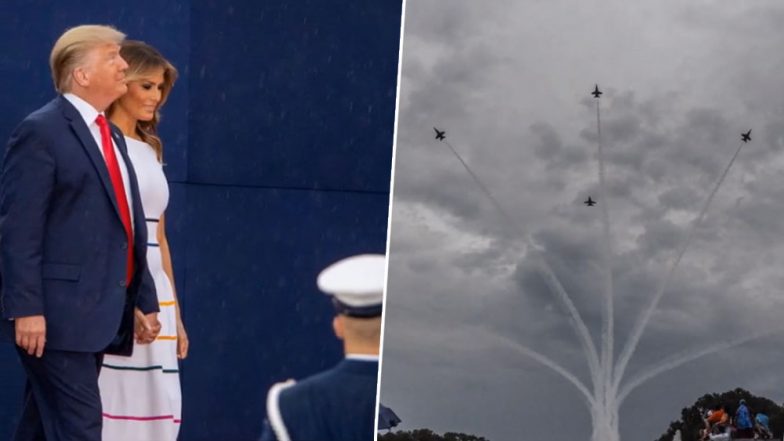 Donald Trump Celebrates America&rsquo;s Independence Day With Tanks & Fighter Planes, Praises US Military