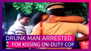 Hyderabad: Drunk Man Arrested for Hugging and Kissing an On-Duty Cop