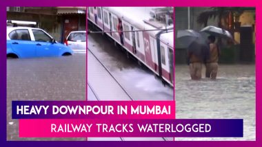 Heavy Rainfall Leads to Water-logging on Rail Tracks in Mumbai, Here's What Sion Station Looks Like