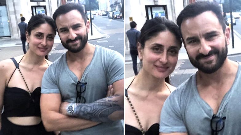 Is Saif Ali Khan's New Tattoo For His Film Jawaani Jaaneman? This Picture of the Actor With Kareena Kapoor Khan Shows Him Flaunting One