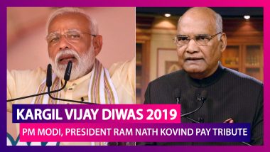 Kargil Vijay Diwas 2019: PM Modi, President Ram Nath Kovind & Indian Army Pay Tribute to the Martyrs