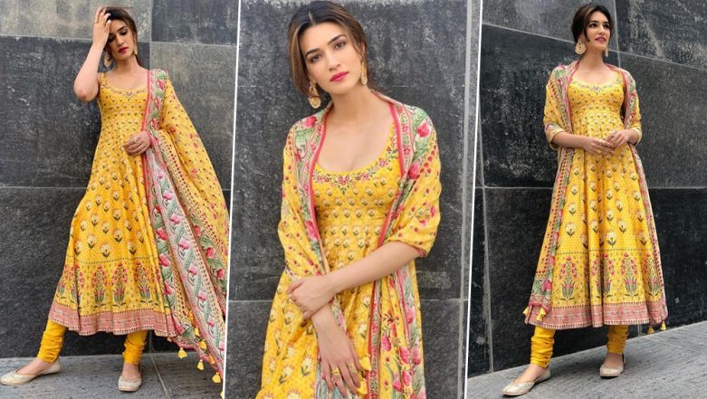 Cop or Drop: Kriti Sanon in Anita Dongre for Arjun Patiala Promotions ...