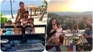 Lionel Messi Enjoys Vacation With Family, Cristiano Ronaldo Relishes Roof-Top Dinner With Kids & Girlfriend (See Pics)