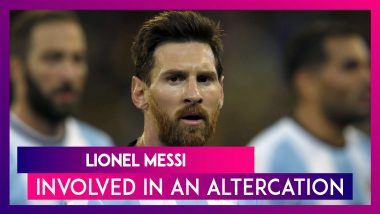 Lionel Messi Involved in an Ugly Spat With a Stranger While Partying in Ibiza