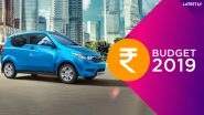 Electric Vehicles To Become Cheaper After Budget 2019: Electric Cars You Can Buy To Avail Income Tax Rebate in India