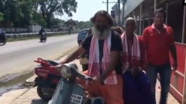 Mysuru Man Travels to Various Holy Places With 70-Year-Old Mother on Scooter