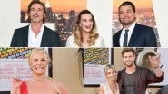 Once Upon a Time in Hollywood LA Premiere: Lead Stars Leonardo DiCaprio, Brad Pitt, Margot Robbie Pose Together, Celebs Chris Hemsworth, Britney Spears Attend