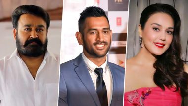 MS Dhoni Turns 38, Preity Zinta, Mohanlal, & Others From the Film Industry Wish the Former Skipper