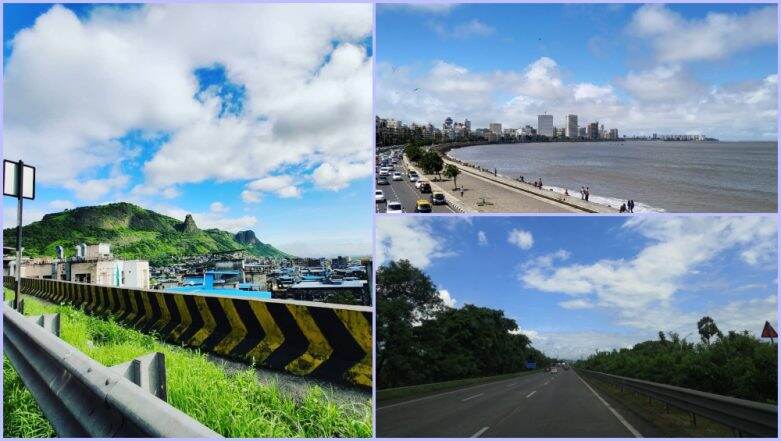 Mumbaikars woke up to bright blue skyline today and Twitterati can't keep calm. 