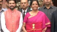 Nirmala Sitharaman Carries Red & Gold Bahi Khata, Breaks From &lsquo;Briefcase&rsquo; Tradition