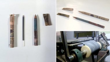 Eco-Friendly Pens by Two Bhubaneshwar Innovators Are Made From Newspapers, Vegetables, Fruit & Flower Seeds, View Pics