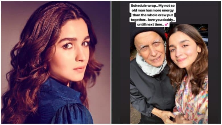 Sadak 2: It’s a Schedule Wrap for Alia Bhatt, Actress Posts This Cute Selfie with Mahesh Bhatt