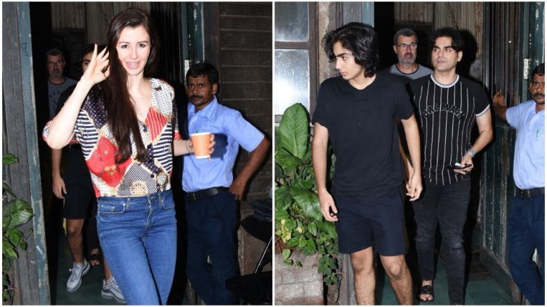 Arbaaz Khan Plans a Perfect Lunch Outing with Son Arhaan and Girlfriend Georgia Adriani - View Pics