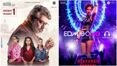 NerKonda Paarvai EDM Song Kaalam Lyrical Video: The Second Song From Thala Ajith’s PINK Remake Is Peppy and Infectious