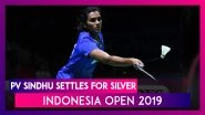 PV Sindhu Settles For Silver Medal in Indonesia Open 2019 After Losing to Akane Yamaguchi in Final