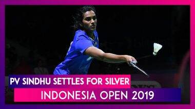 PV Sindhu Settles For Silver Medal in Indonesia Open 2019 After Losing to Akane Yamaguchi in Final