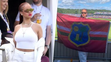Rihanna Shows Up To Cheer Up For West Indies At Durham For Their ICC CWC 2019 Match Against Sri Lanka