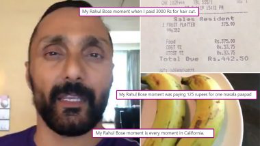 Twitterati Share Their Hilarious ‘Rahul Bose Moment’, After Video of the Actor Ranting JW Marriott’s Bill for Two Bananas Goes Viral (Read Tweets)