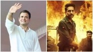 Rahul Gandhi Watches Ayushmann Khurrana&rsquo;s Article 15 after Stepping Down as Congress Chief &ndash; Watch Video