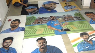 ICC Cricket World Cup 2019: Artists From Gujarat Make Unique Rangolis to Motivate Team India